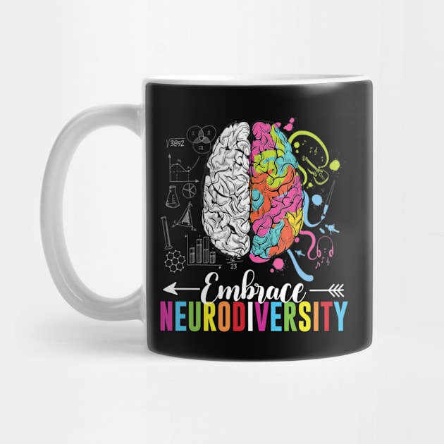 Embrace Neurodiversity Brain by RiseInspired